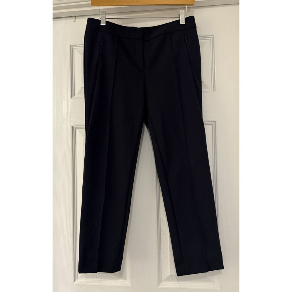 Escada Women's Blue Casual Pleated‎ Dress Pants size Small Business Casual